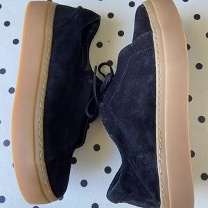 COS Black Suede Platform Sneakers 7